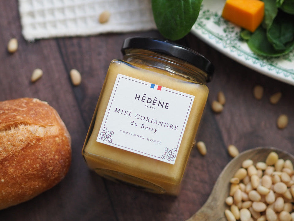 Jar of premium French honey from Hédène