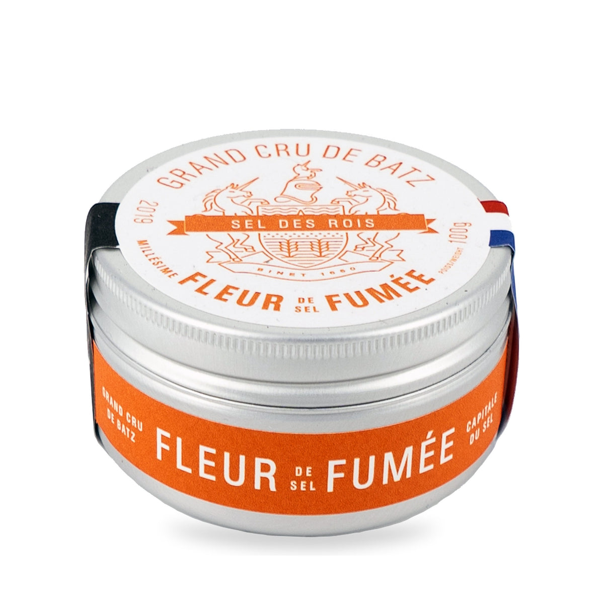 Fleur de sel fumée de Binet 1660, boîte métal de 100 g