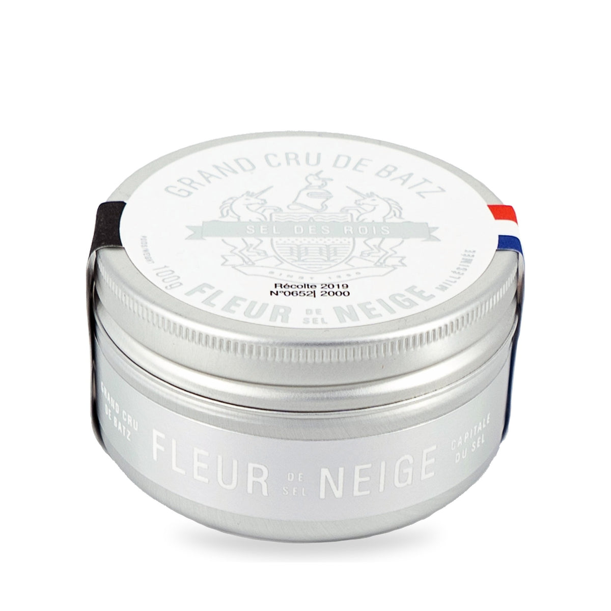 Fleur de sel Vent du Sud de Binet 1660, boîte métal de 100 g
