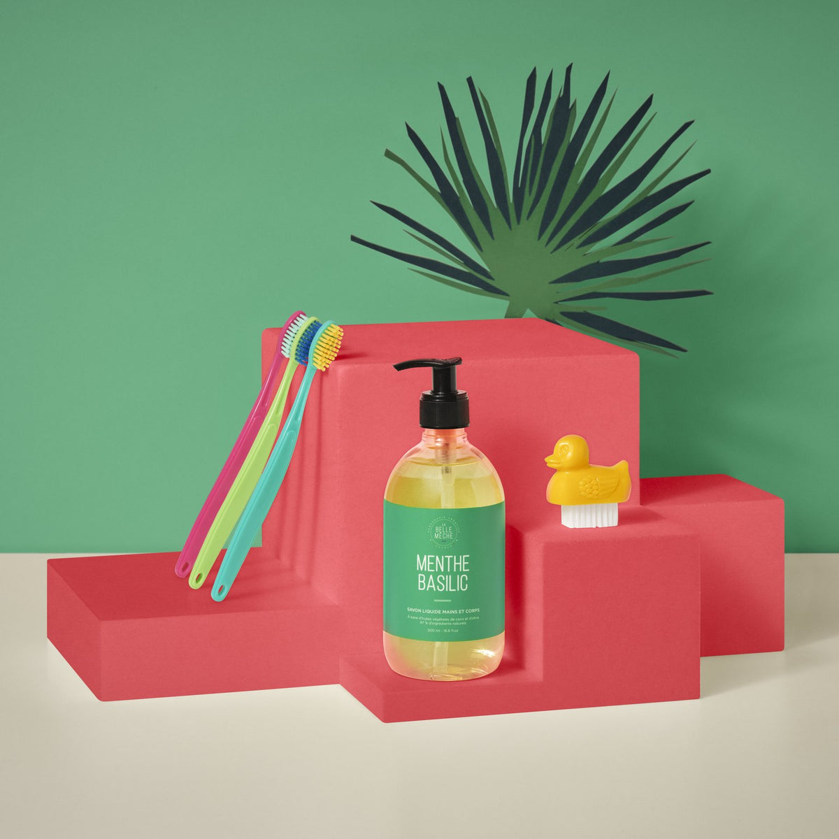 La Belle Mèche Mint Basil liquid hand and body soap