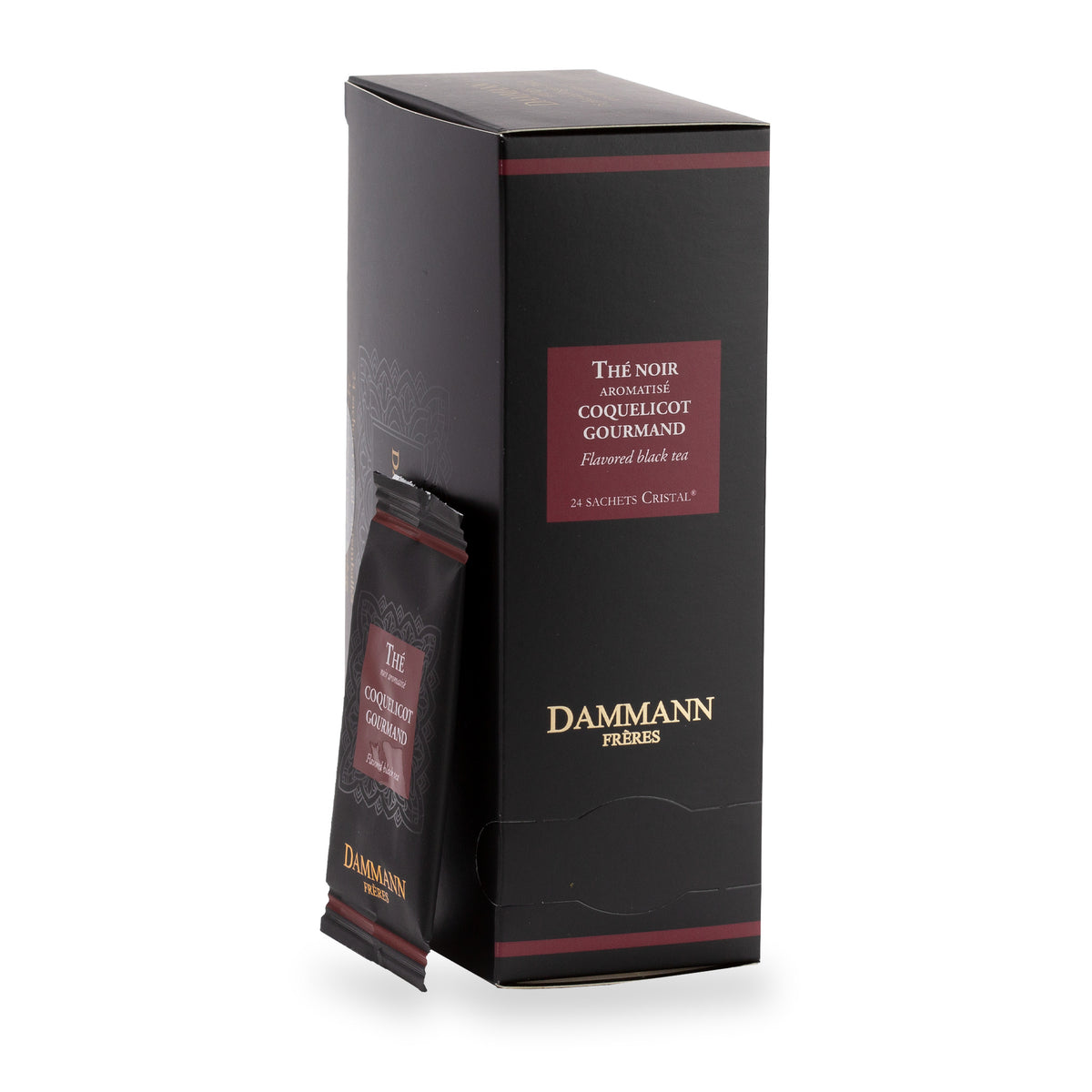 Thé Coquelicot Gourmand de Dammann Frères, 24 sachets