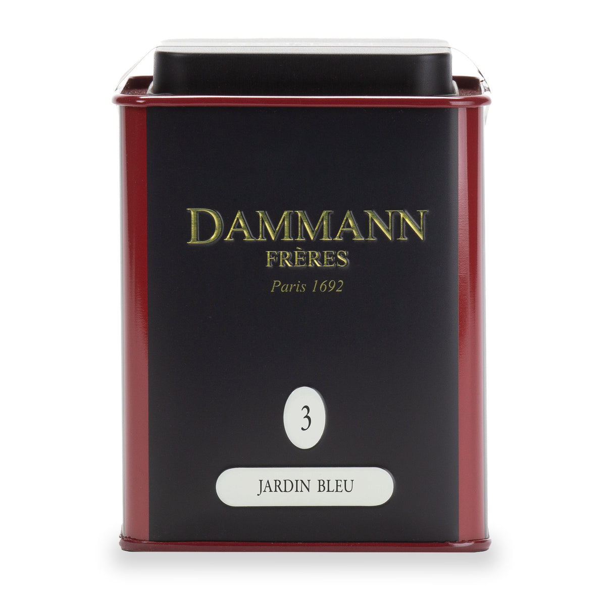 Thé Jardin Bleu de Dammann Frères, boîte métal de 100 g