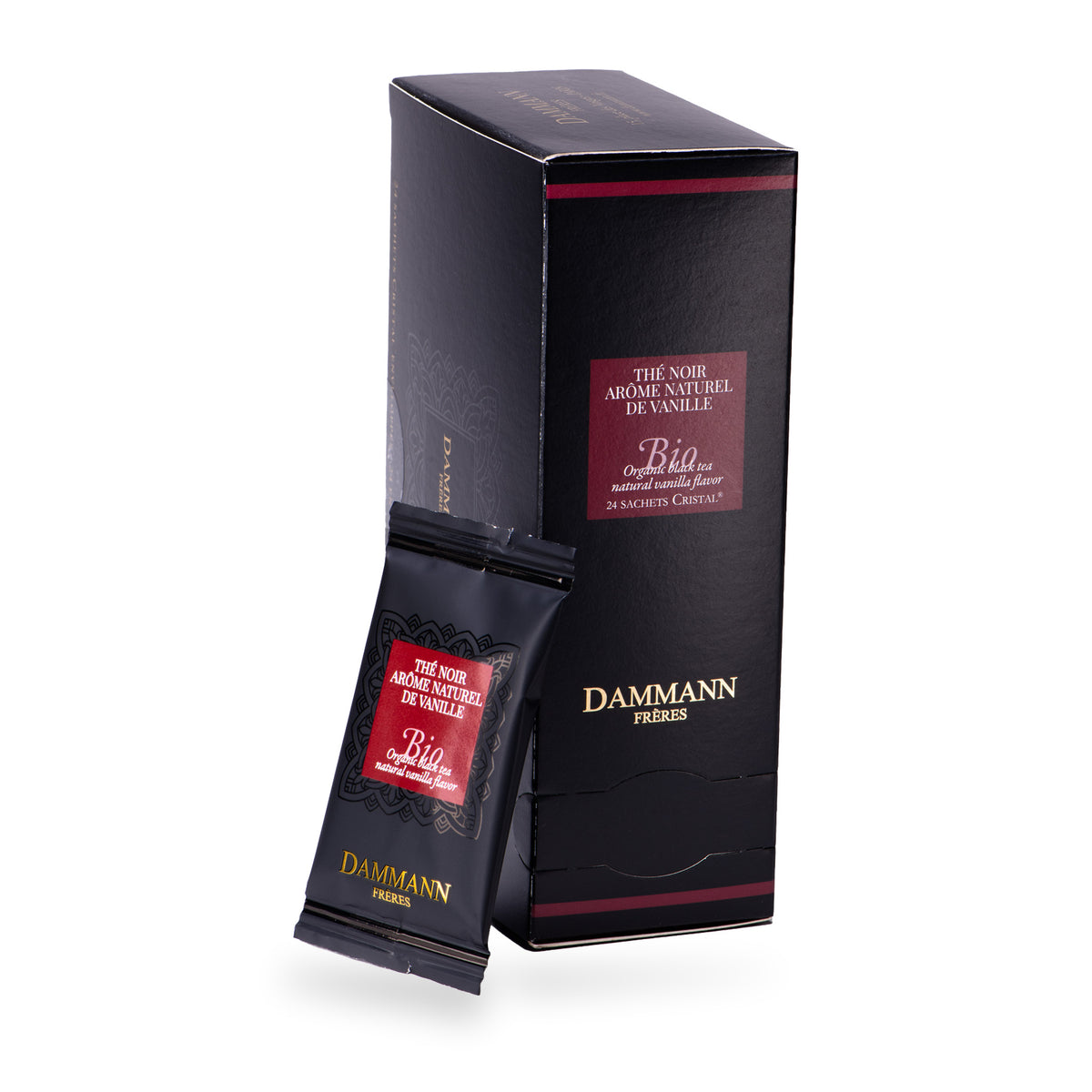 Vanille bio en sachets de Dammann Frères, 48 g
