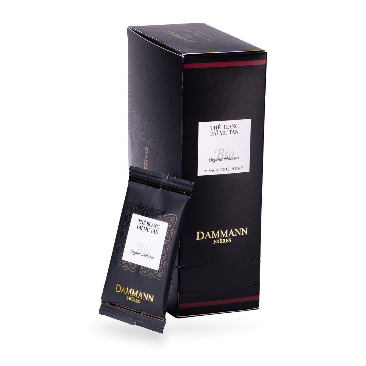Paï Mu Tan bio en sachets de Dammann Frères, 48 g