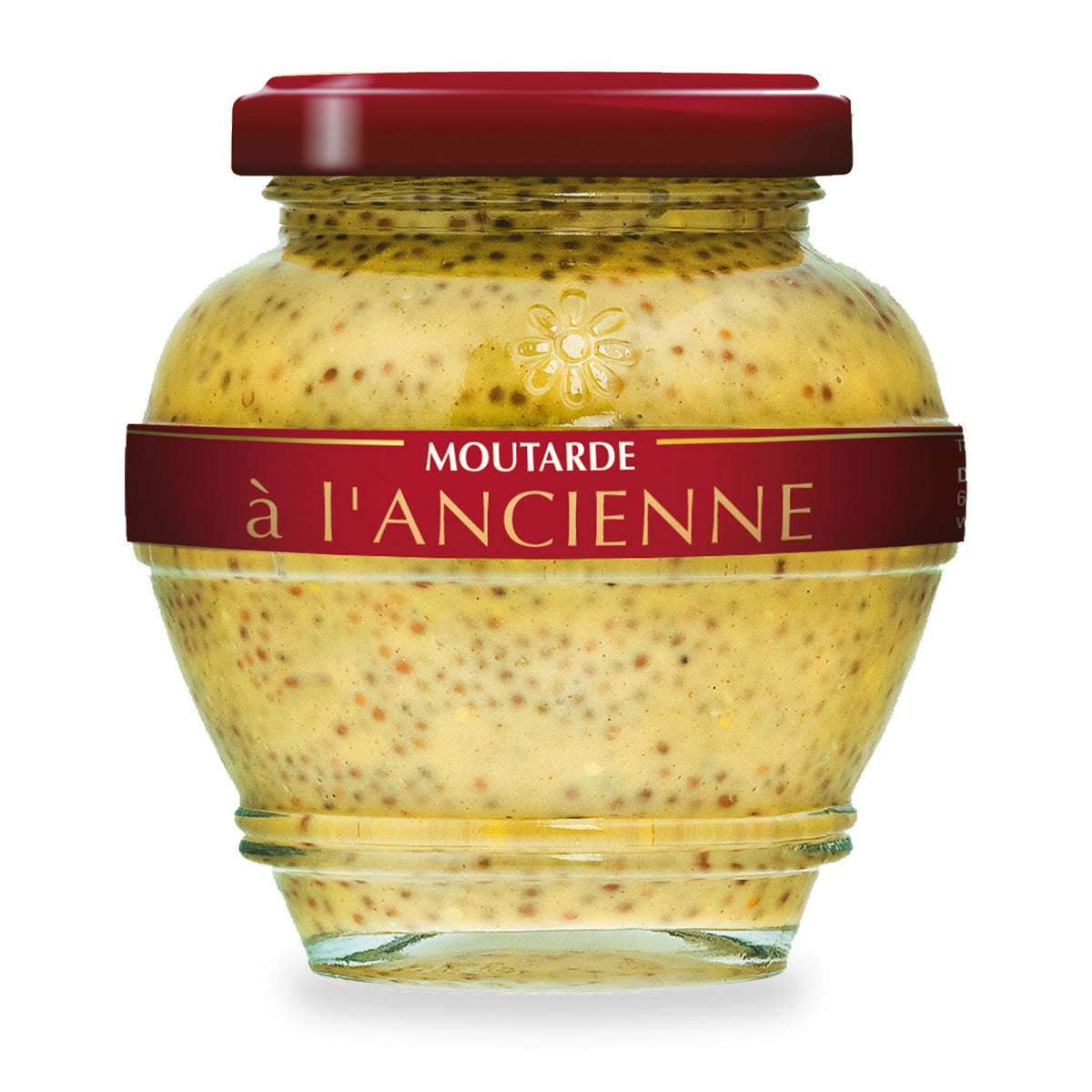 Old Style Mustard by Domaine des Terres Rouges, 200 g glass jar