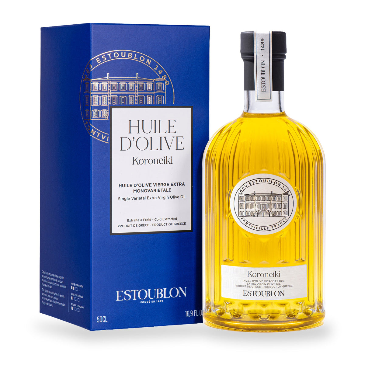 Koroneiki Olive Oil by Estoublon, 500 ml glass bottle