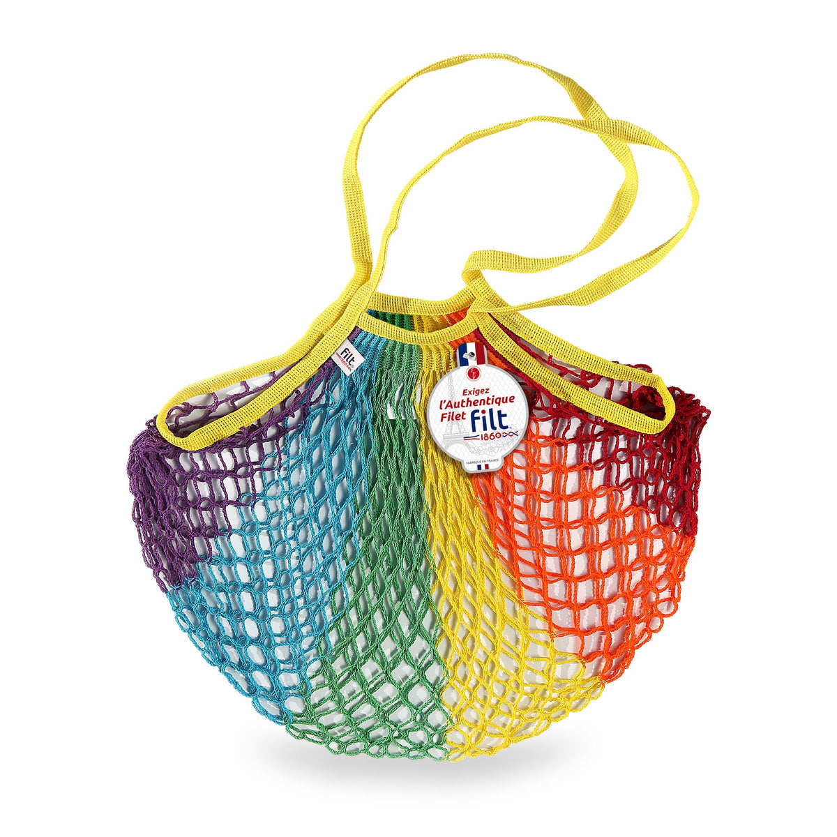 Rainbow Net Bag by Filt 1860 — Long Handles