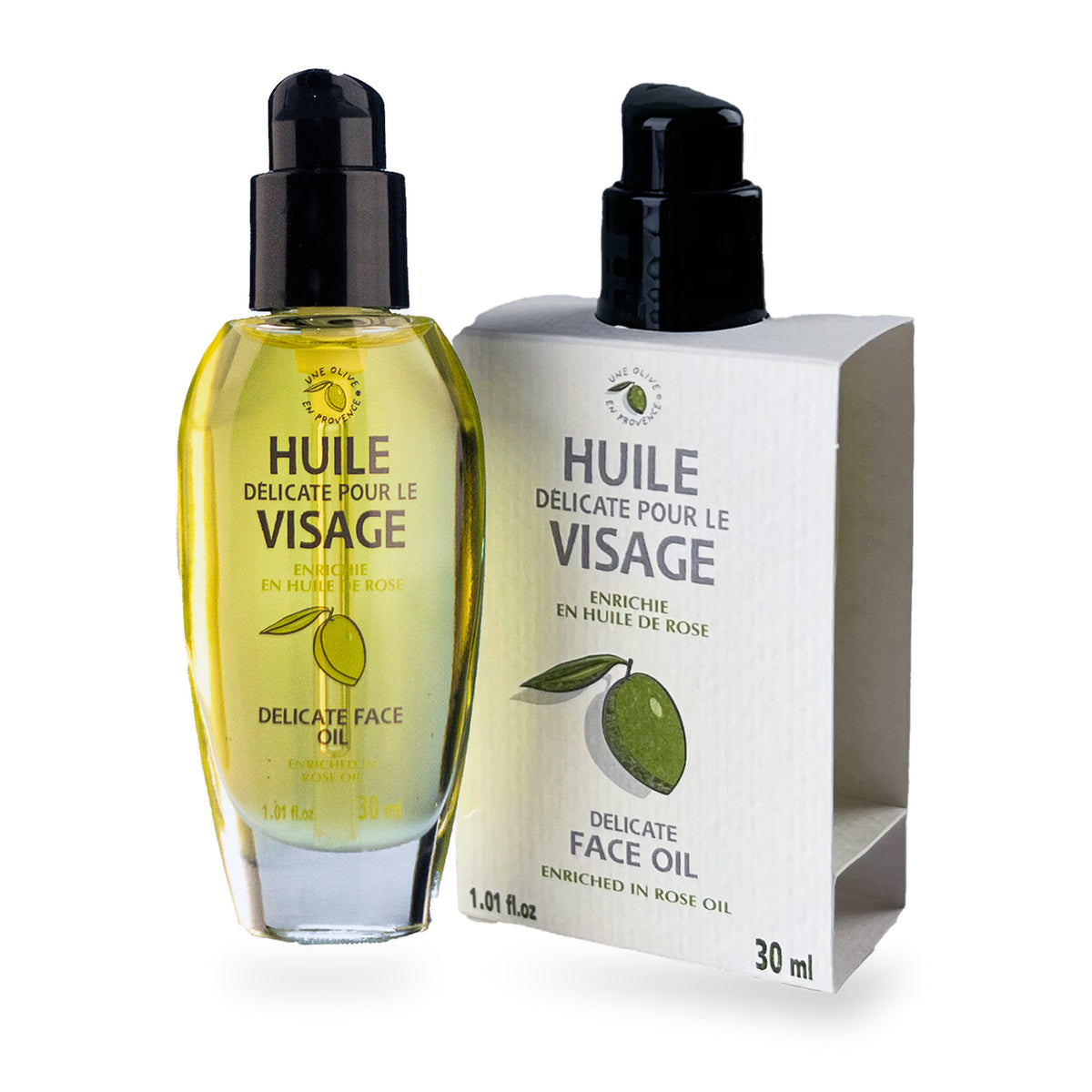 Delicate Facial Oil by Une Olive en Provence, 30 ml