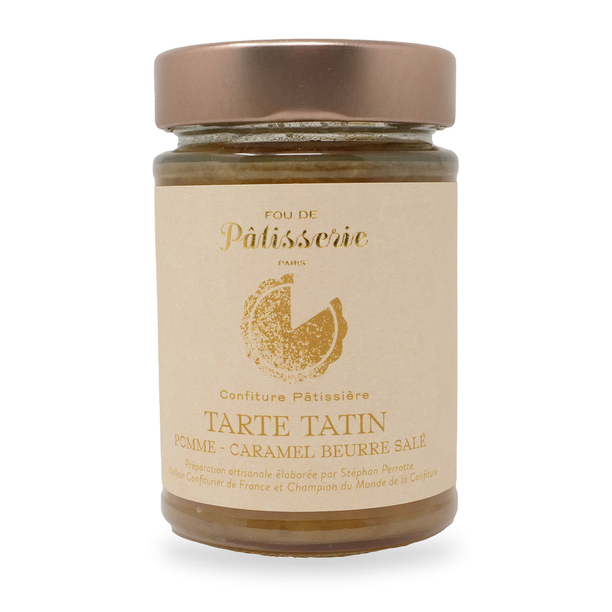 Tarte Tatin Jam by Maison Perrotte, 210 g glass jar