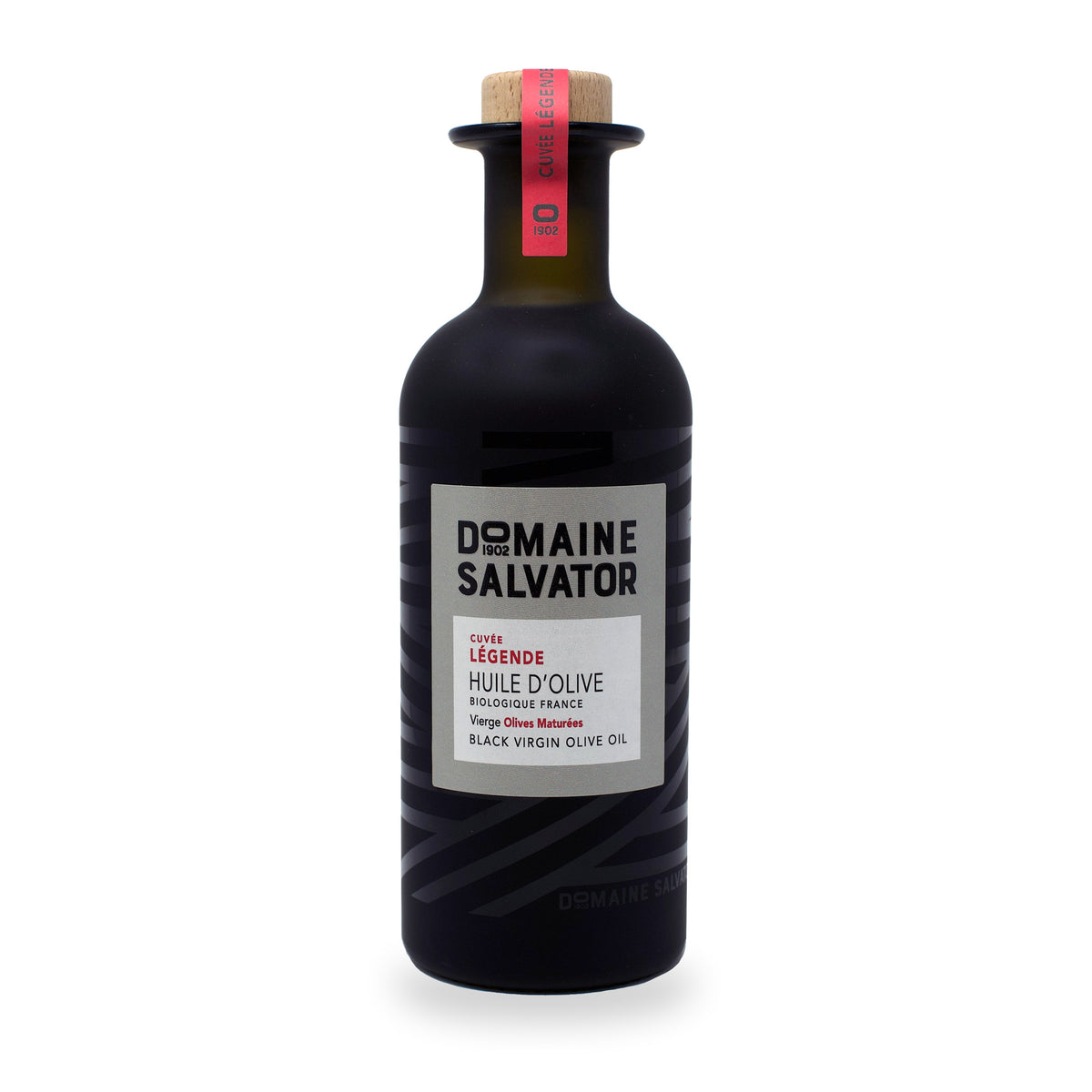 Huile d’olive Légende du Domaine Salvator, bouteille en verre de 500 ml