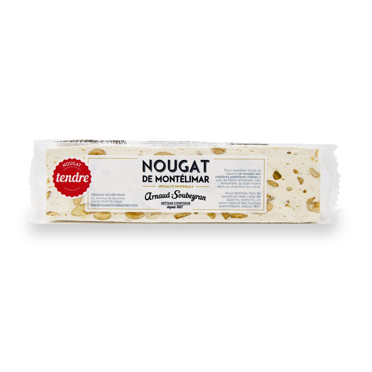 Soft Nougat Bar Large by Arnaud Soubeyran