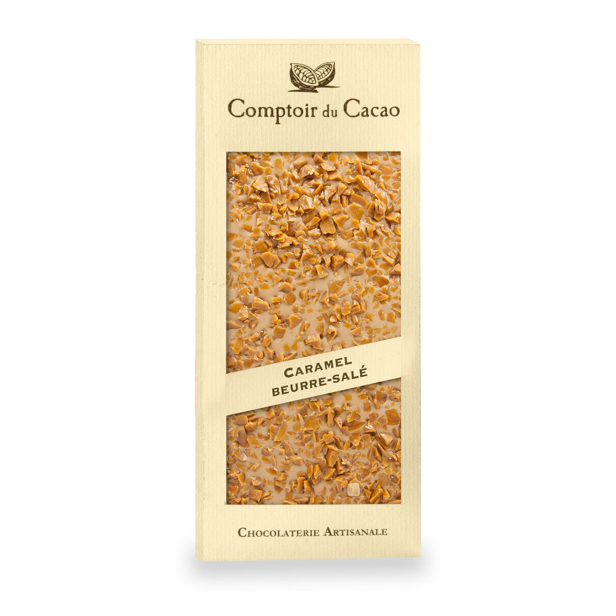 Salted Butter Caramel Blond Chocolate Bar by Comptoir du Cacao
