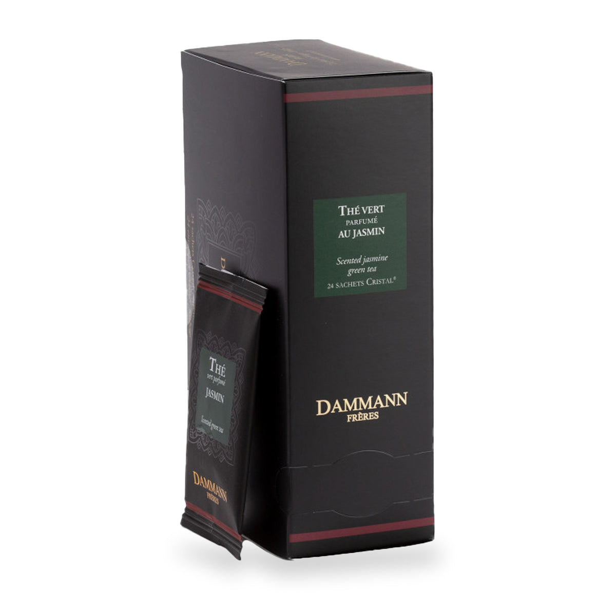 Jasmin Tea Bags by Dammann Frères, box of 24 sachets (48 g), second view