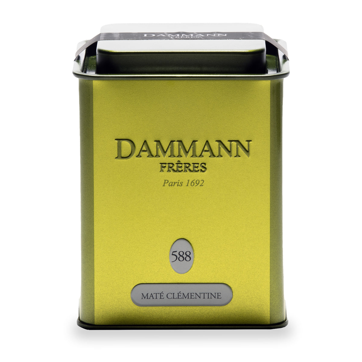 Maté Clémentine de Dammann Frères, boîte métal de 100 g
