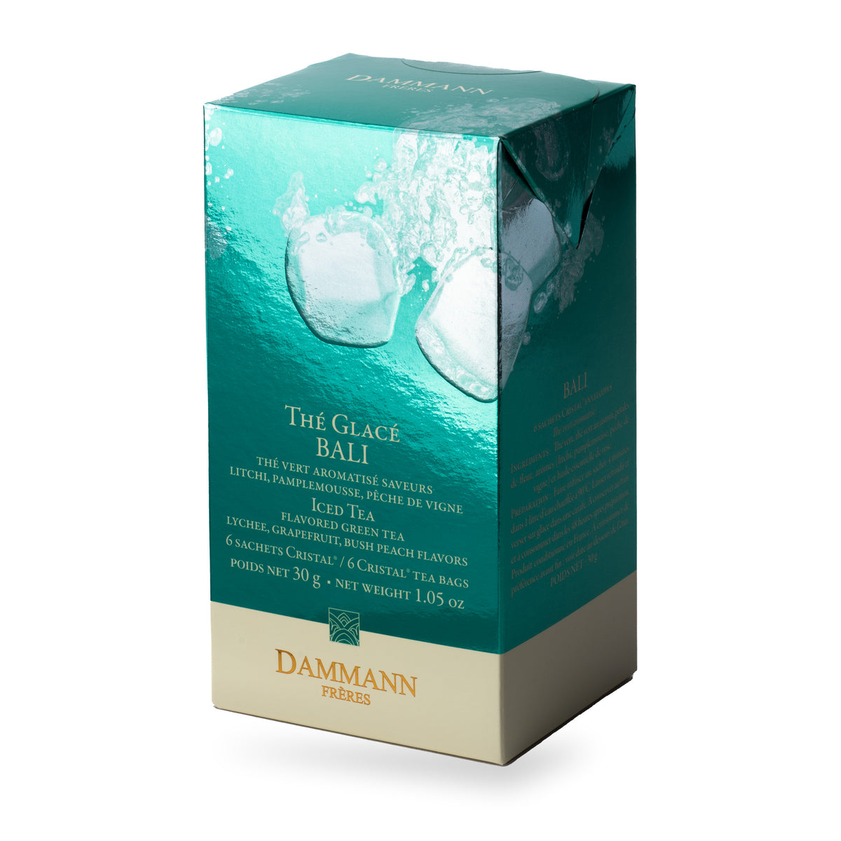 Thé glacé Bali de Dammann Frères, boîte de 6 sachets (30 g)