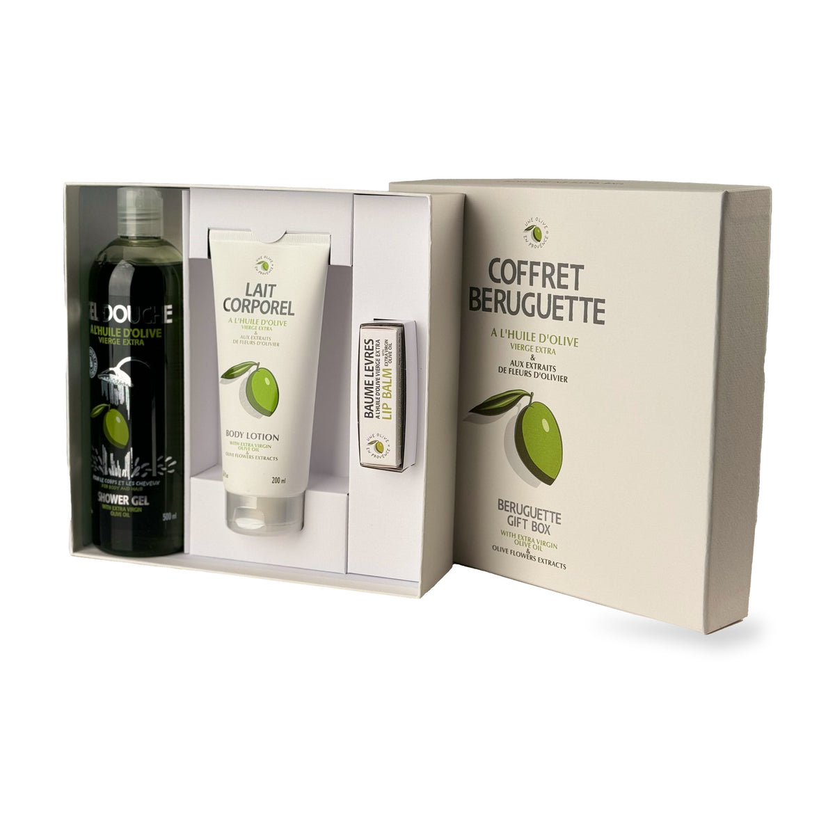 Béruguette Box by Une Olive en Provence, open gift box